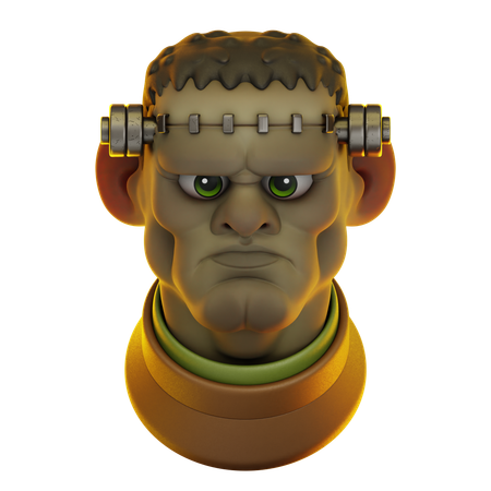 Cabeça de frankenstein  3D Icon