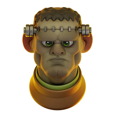 Cabeça de frankenstein  3D Icon