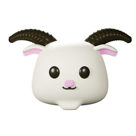 Cabeça de ovelha  3D Icon