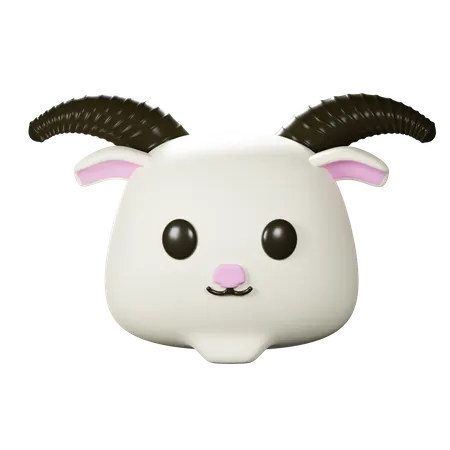 Cabeça de ovelha  3D Icon