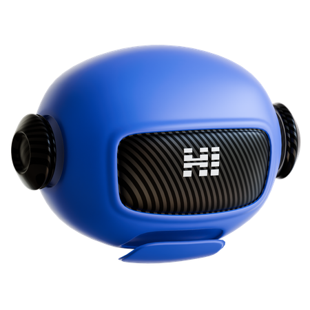 Cabeça de robô  3D Icon