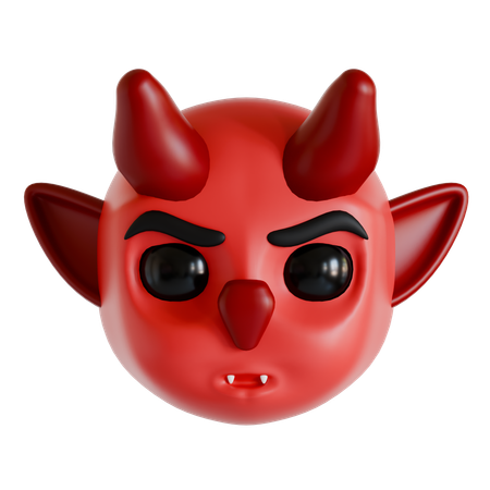 Cabeça do diabo  3D Icon