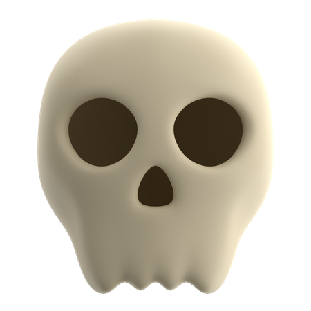 Cabeça de esqueleto  3D Icon