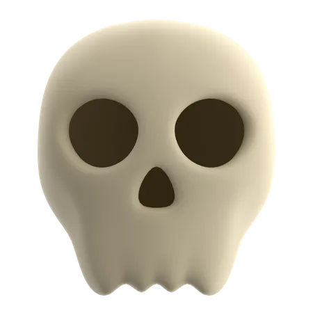 Cabeça de esqueleto  3D Icon
