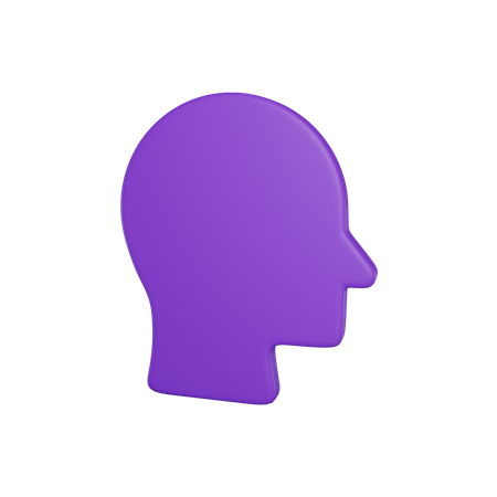 Cabeza  3D Icon