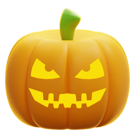 Cabeza de calabaza  3D Icon