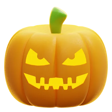 Cabeza de calabaza  3D Icon