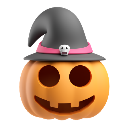 Cabeza de calabaza  3D Icon