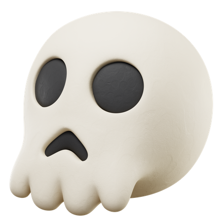 Cabeza de calavera  3D Icon
