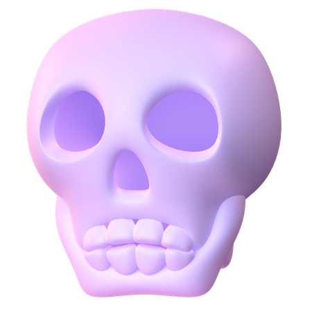 Cabeza de calavera  3D Icon