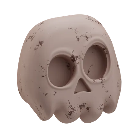 Cabeza de calavera  3D Icon