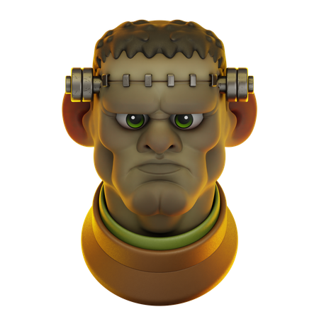 Cabeza de frankenstein  3D Icon