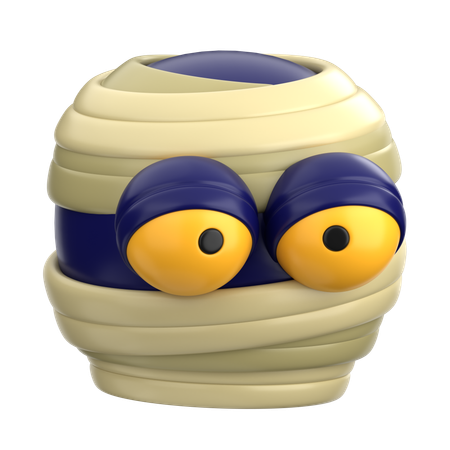 Cabeza de momia  3D Icon