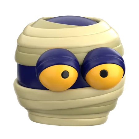 Cabeza de momia  3D Icon