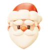 cabeza de papá noel