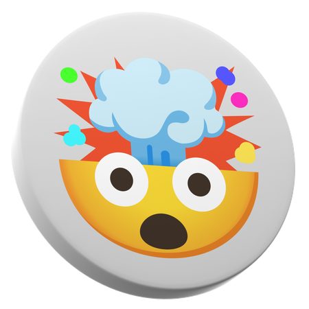 Cabeza explosiva  3D Icon