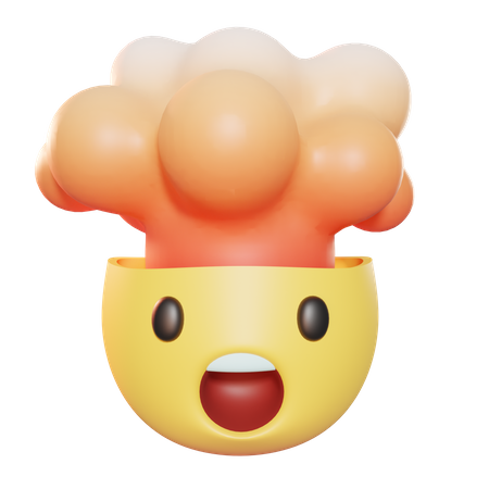 Cabeza explosiva  3D Icon