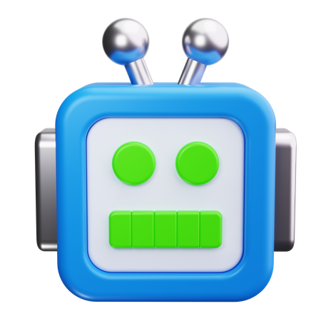 Cabeza de robot  3D Icon