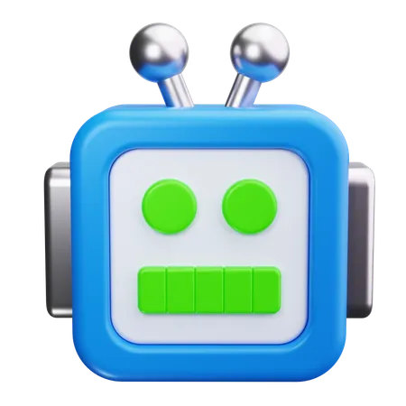 Cabeza de robot  3D Icon