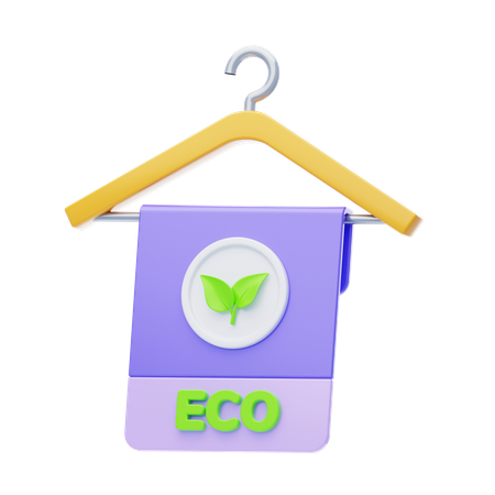 Cabide ecológico  3D Icon