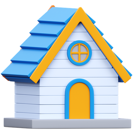 Cabin  3D Icon