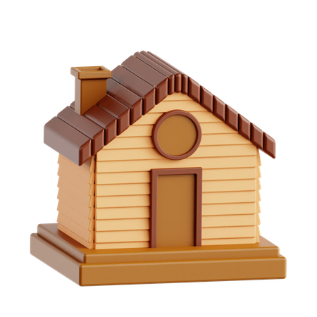 Cabin  3D Icon