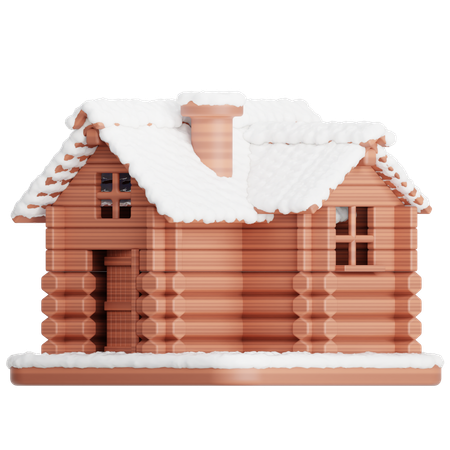 Cabin  3D Icon