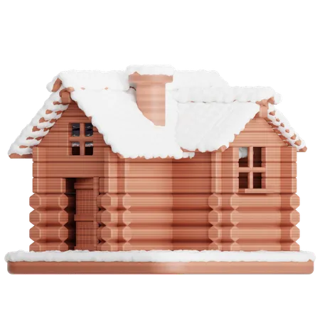 Cabin  3D Icon