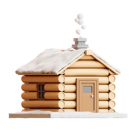 Cabin  3D Icon