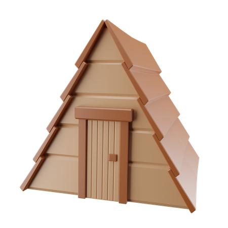 Cabin House  3D Icon