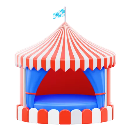 Barraca de carnaval  3D Icon