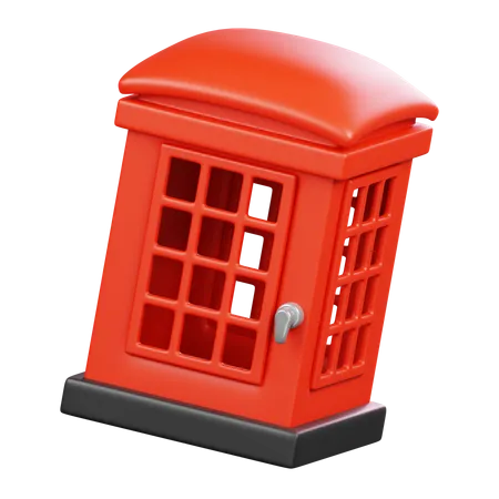 Cabine téléphonique  3D Icon