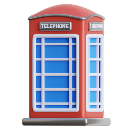 Cabine téléphonique  3D Icon