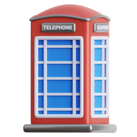 Cabine téléphonique  3D Icon