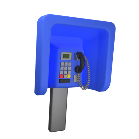 Cabine téléphonique  3D Icon