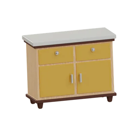 Cabinet  3D Icon