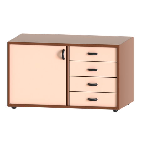 Cabinet  3D Icon