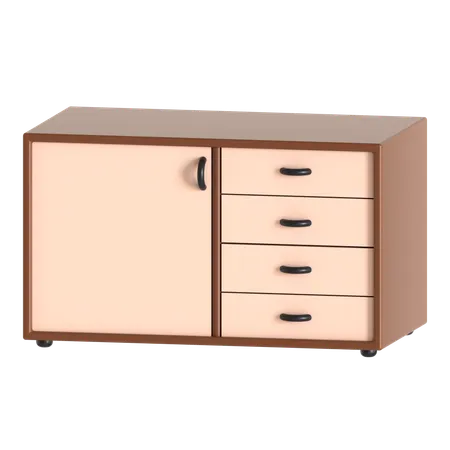 Cabinet  3D Icon