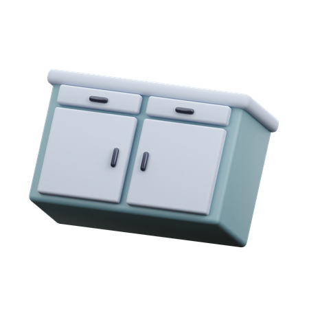 Cabinet  3D Icon