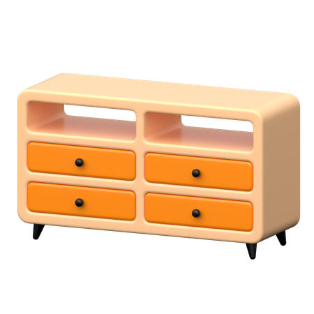 Cabinet  3D Icon