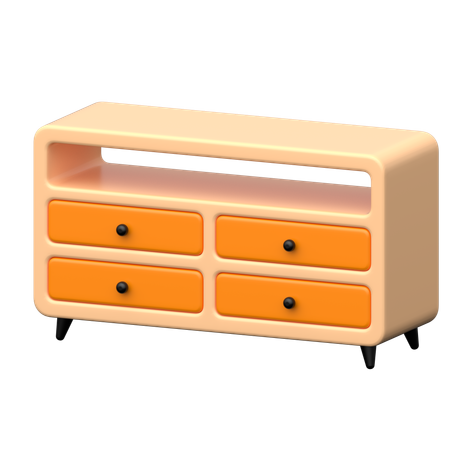 Cabinet  3D Icon