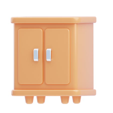 Cabinet  3D Icon