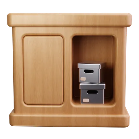 Cabinet  3D Icon