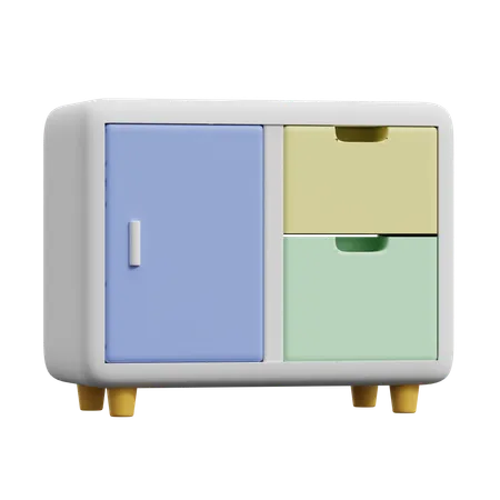 Cabinet Cupboard  3D Icon