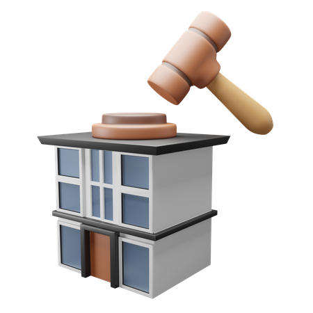 Cabinet d'avocats  3D Icon