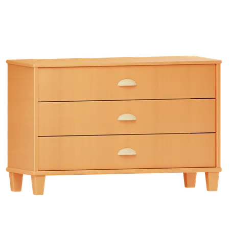 Cabinet Drawer  3D Icon