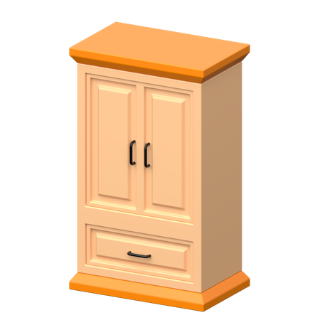 Cabinet Drawer  3D Icon