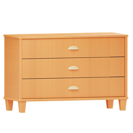 Cabinet Drawer  3D Icon