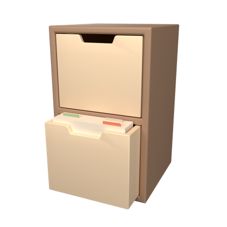 Cabinet File  3D Icon