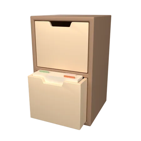 Cabinet File  3D Icon